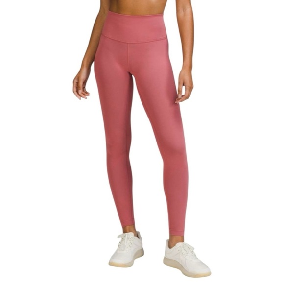 lululemon athletica Pants - Lululemon Wunder Train High-Rise Tight 28" Brier Rose Womens Size 4
